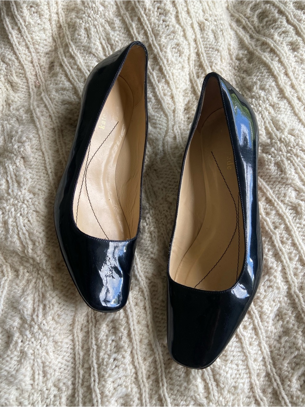 Kate Spade Black Patent Leather Pumps 7